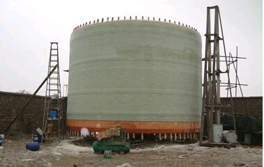 玻璃鋼儲罐成品圖